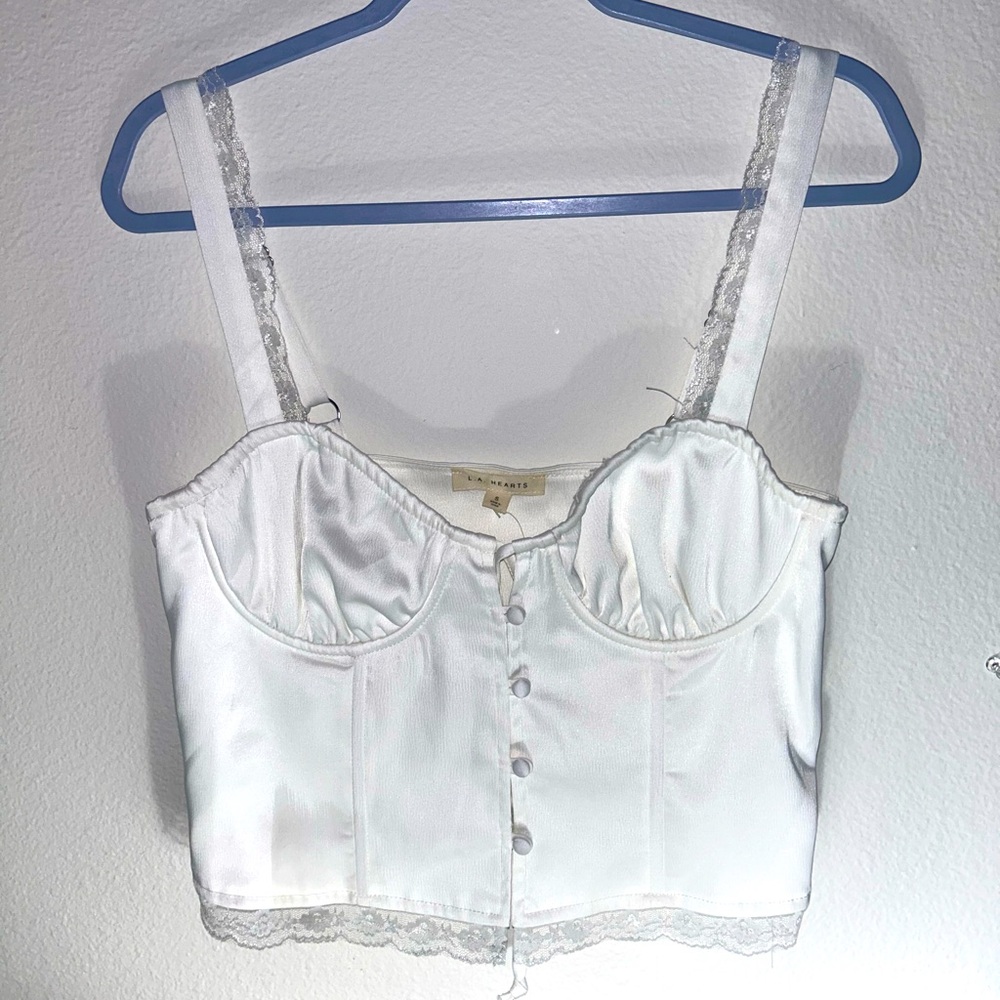 Pacsuns Women's White Corset